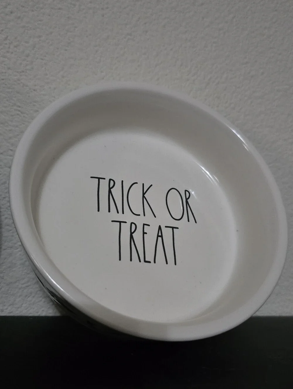 Rae Dunn Pet Bowls Rae Dunn Halloween Pet Cat Dog Bowl Spooky Trick Or Treat